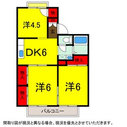 都賀駅 徒歩20分 2階の物件間取画像